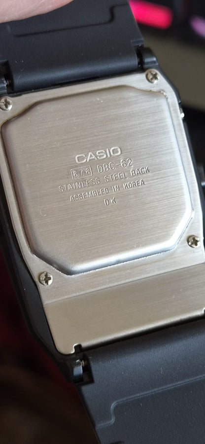 Casio DBC-62 Databank Calculator Watch
